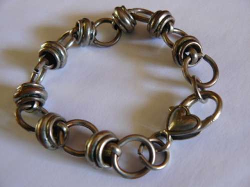 SILVER TONED BRACELET