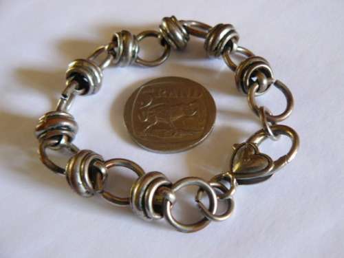 SILVER TONED BRACELET