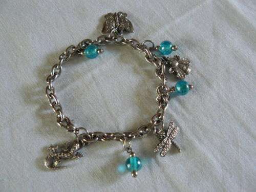 CARM BRACELET SILVER TONED 19 CM