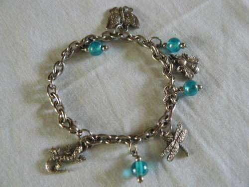 CARM BRACELET SILVER TONED 19 CM