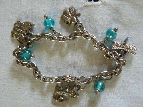 CARM BRACELET SILVER TONED 19 CM