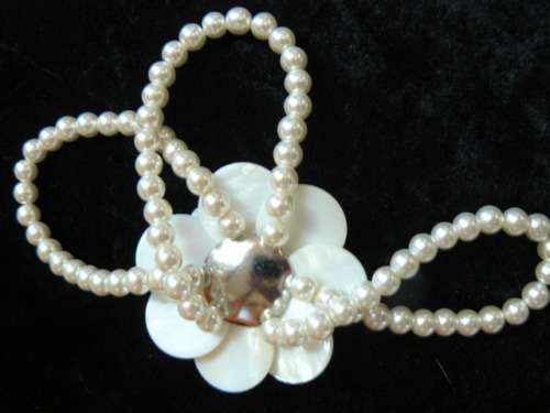 3 STRAND FOUX PEARL BRACELET STRETCH