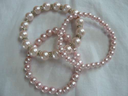 FOUX PEAR STRETCH BANGLES X 3 LOVELY