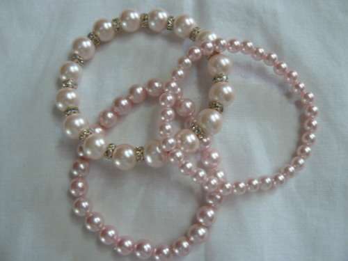 FOUX PEAR STRETCH BANGLES X 3 LOVELY