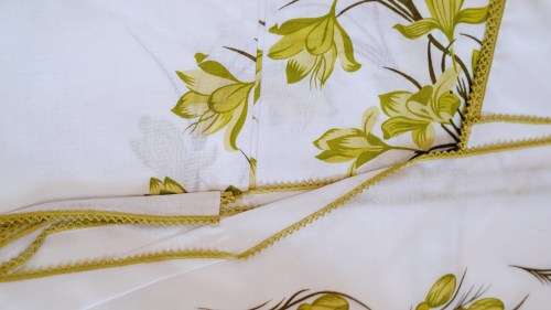 Italian vintage table cloth 59x98` and 12 napkins