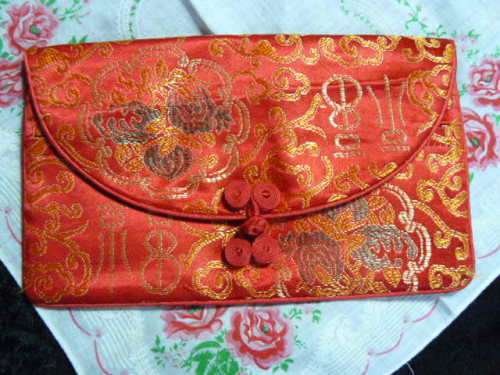 COTTON HANKIE AND CLUTCH OR MAKE UP BAG