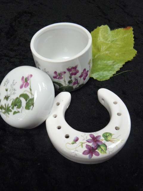 JAR PORCELAIN AND POT PORRIE HOLDER