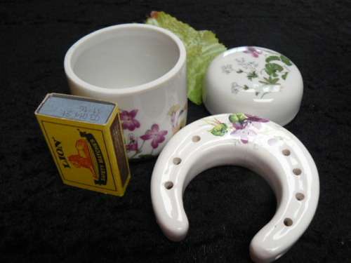 JAR PORCELAIN AND POT PORRIE HOLDER