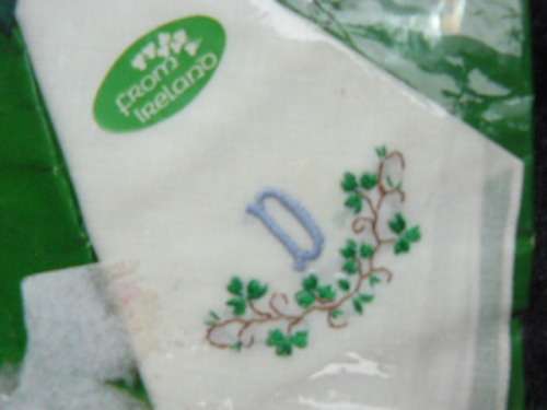 COTON EMBROYDERED COTTON HANKIE IRELAN