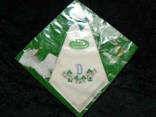 COTON EMBROYDERED COTTON HANKIE IRELAN