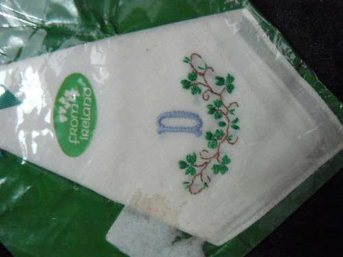 COTON EMBROYDERED COTTON HANKIE IRELAN