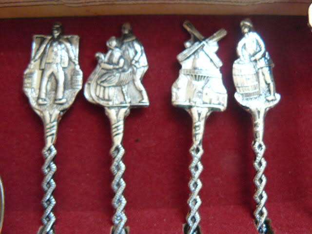 12 PIECE DESERT SPOONS AND FORKS MADE IN HOLAND ORIGINAL BOX