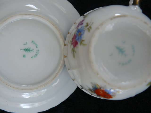 PORCELAIN CUP AND SOUCER