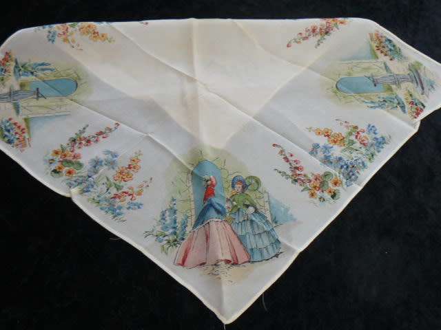 HANKIE STUNNING !!!!!!!!!!!!!!!!!!!VINTAGE