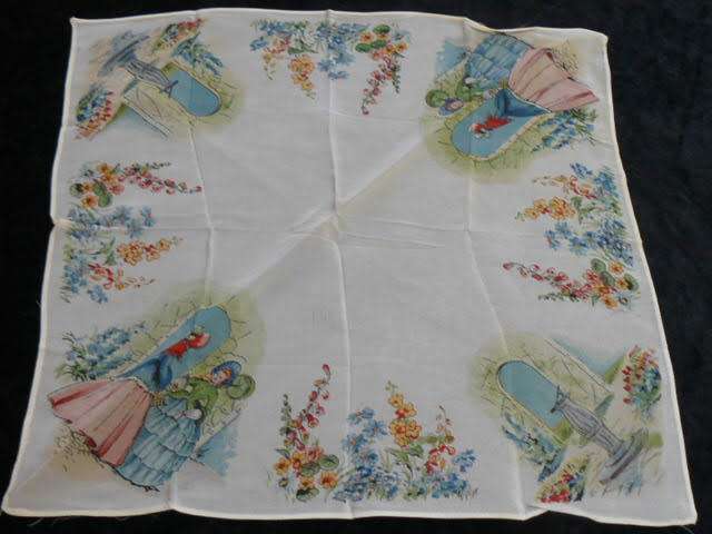 HANKIE STUNNING !!!!!!!!!!!!!!!!!!!VINTAGE
