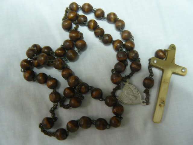 ROSARY WITH WOODEN BEADS