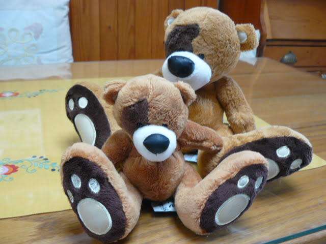 TEDDY BIG FOOT MOTHER AND BABY UK nos