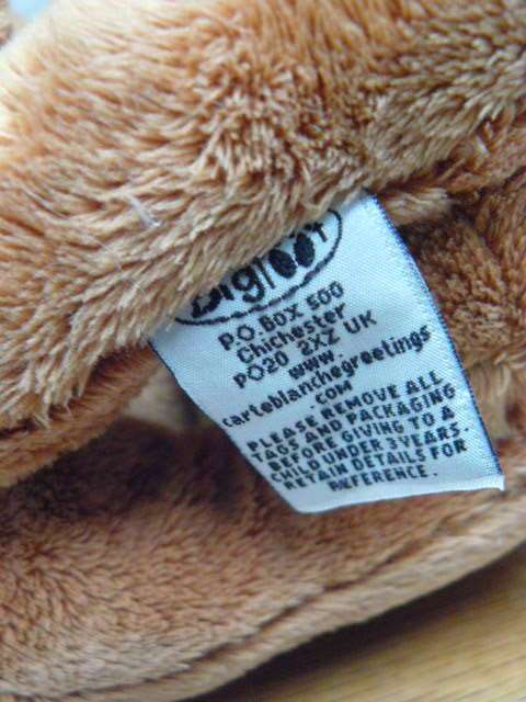 TEDDY BIG FOOT MOTHER AND BABY UK nos