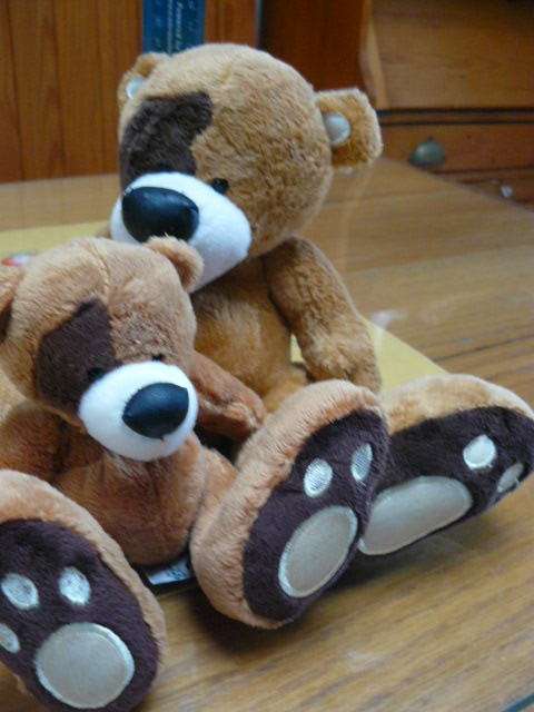 TEDDY BIG FOOT MOTHER AND BABY UK nos