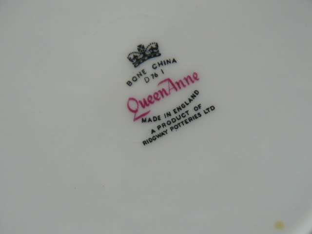 QUEEN ANN SIDE PLATE GOLD  RIM 15.8 CM