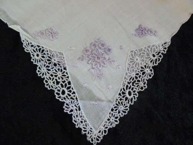 2 VERY FINE VINTAGE COTTON HANKIES