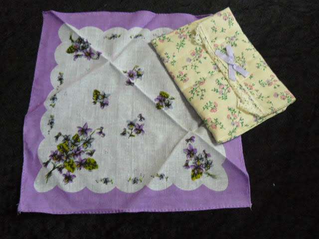 COTTON HANKIE AND HANKIE POUCH