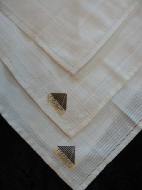HANKIES X 6 IN BOX 3 X EXTRA BY PYRAMID VINTAGECOTTON