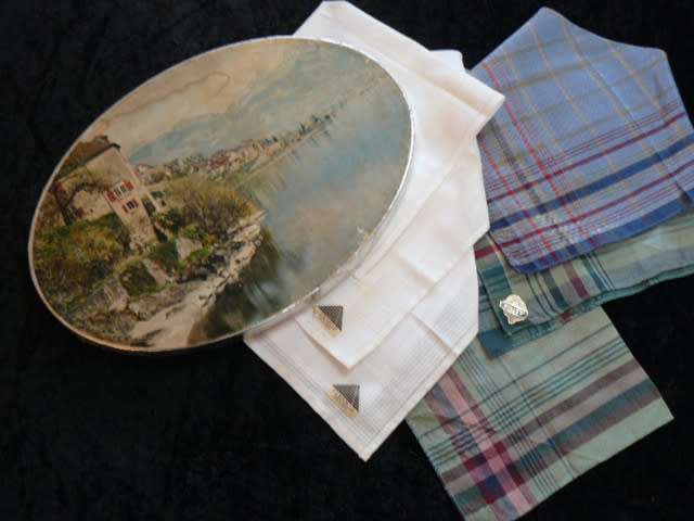 HANKIES X 6 IN BOX 3 X EXTRA BY PYRAMID VINTAGECOTTON