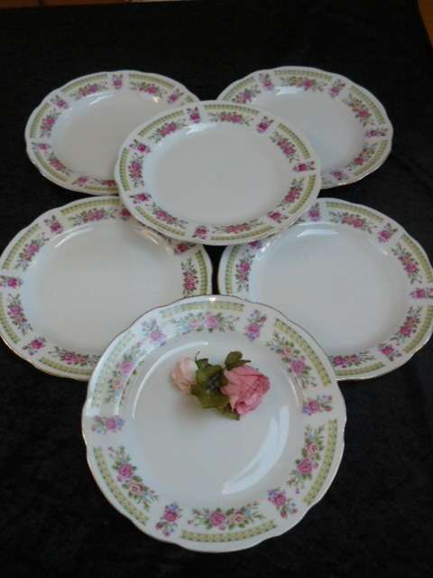 PORCELAIN SIDE PLATES 18 CM X 6