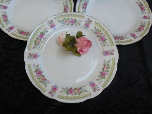 PORCELAIN SIDE PLATES 18 CM X 6
