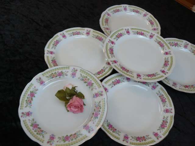 PORCELAIN SIDE PLATES 18 CM X 6