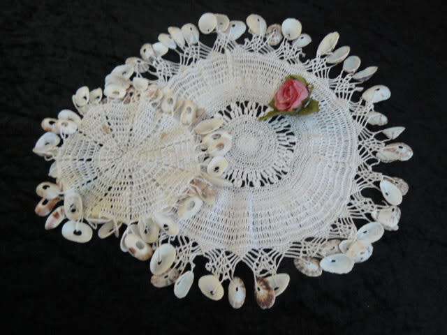 2 x JUG COVERS WITH SHELLS