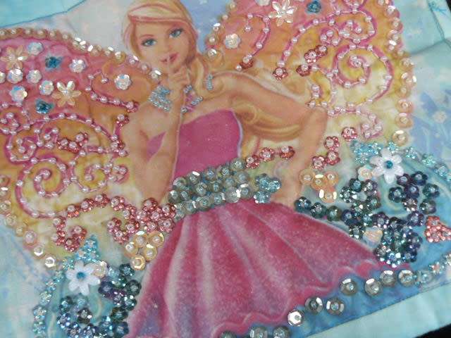 MATERIAL HAND MADE DECORATED BAG STUNNING