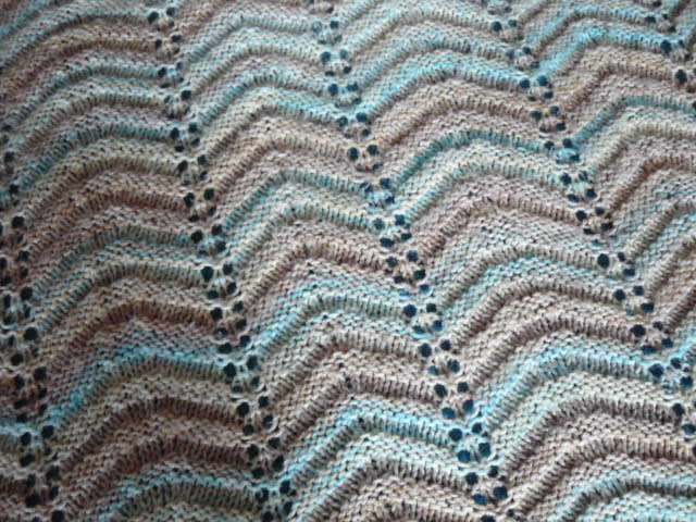 HAND KNITTED KNEE BLANKET
