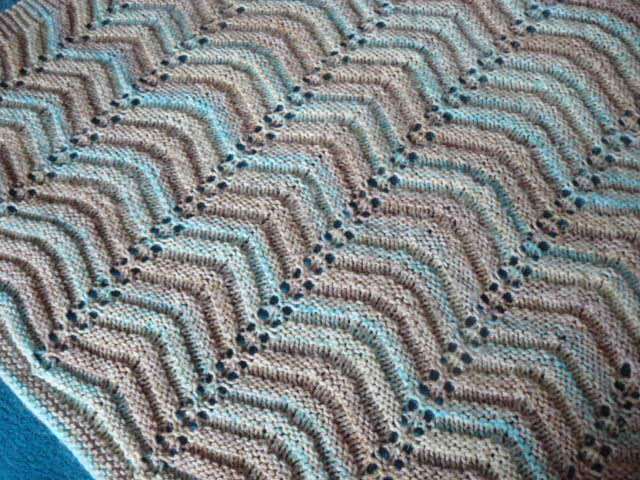 HAND KNITTED KNEE BLANKET