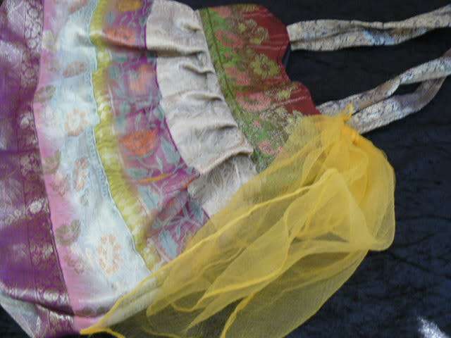 BAG WITH VINTAGE FAIRY SCARVE