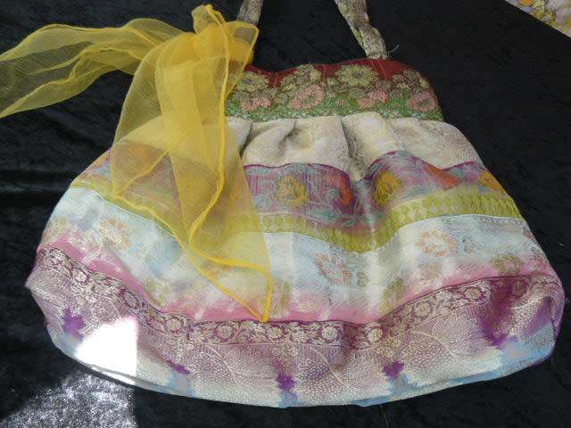 BAG WITH VINTAGE FAIRY SCARVE