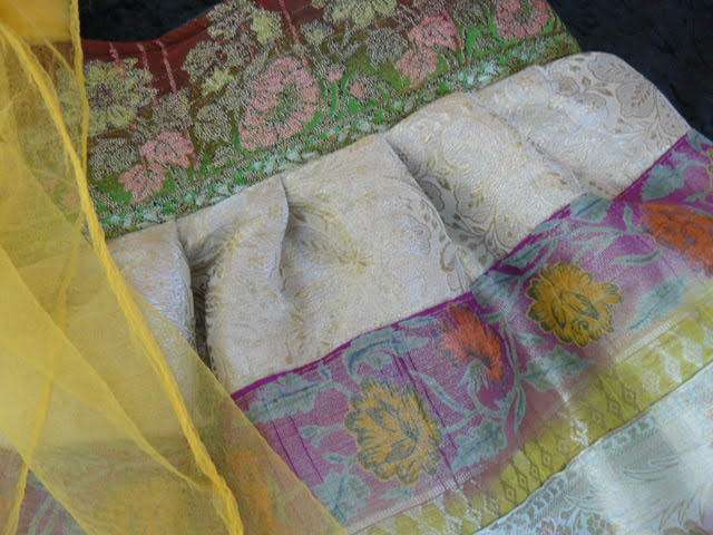 BAG WITH VINTAGE FAIRY SCARVE