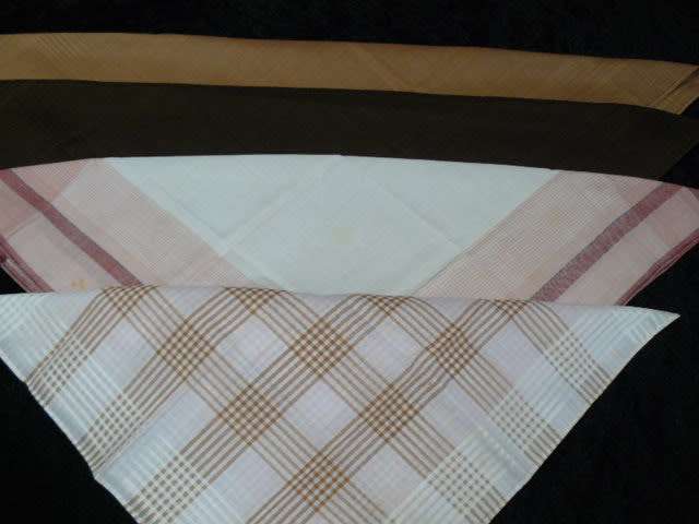 MENS COTTON HANKIES X 4