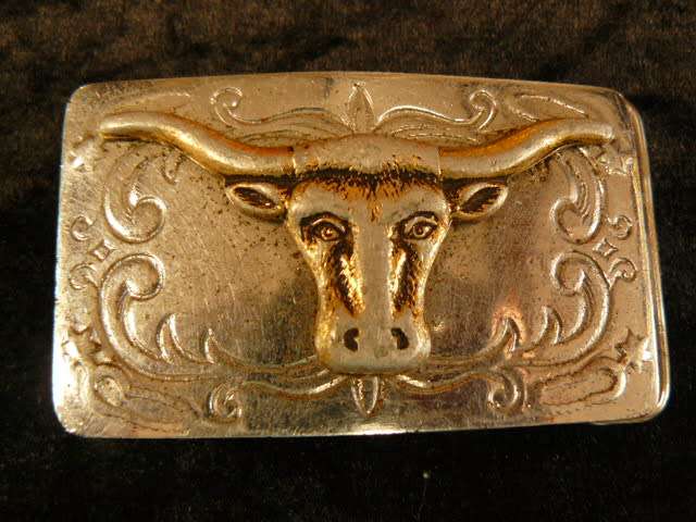 BUFFALO METAL BELT BUCKLE