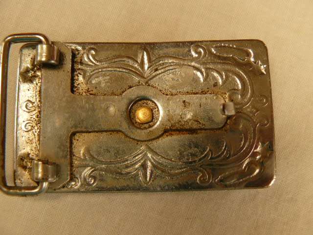 BUFFALO METAL BELT BUCKLE