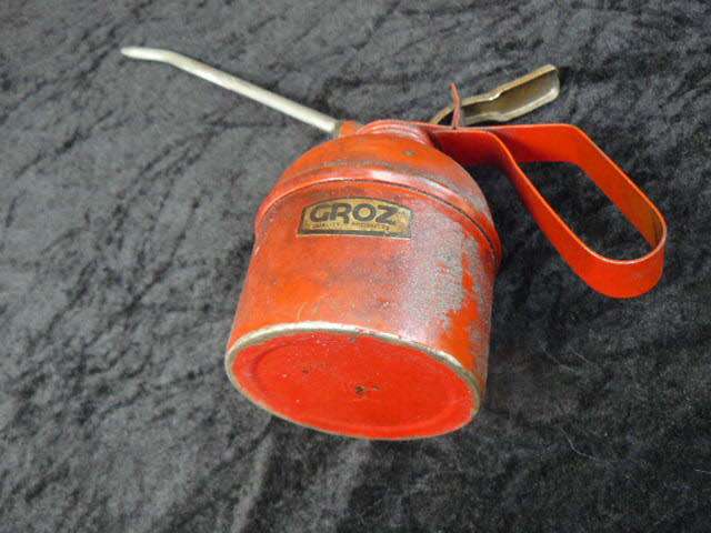 VINTAGE GROZ OIL CAN