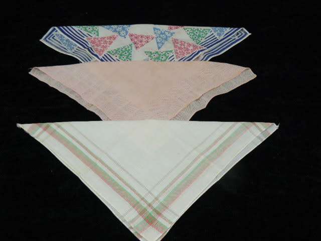 VINTAGE COTTON HANKIS X3