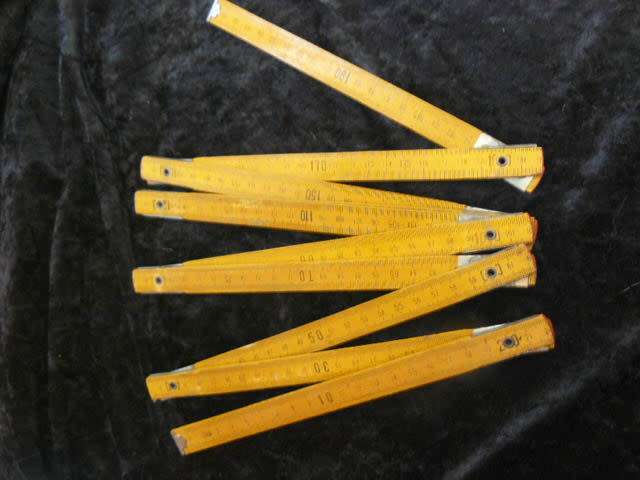 VINTAGE OLD WOODEN RULER