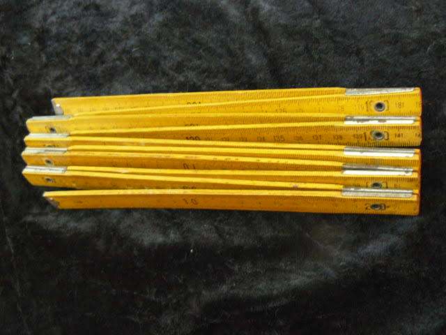 VINTAGE OLD WOODEN RULER