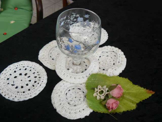 HAND CROCHETED COASTERS