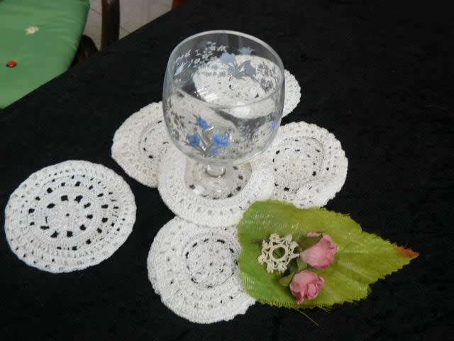 HAND CROCHETED COASTERS