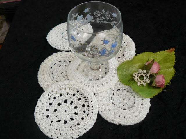 HAND CROCHETED COASTERS