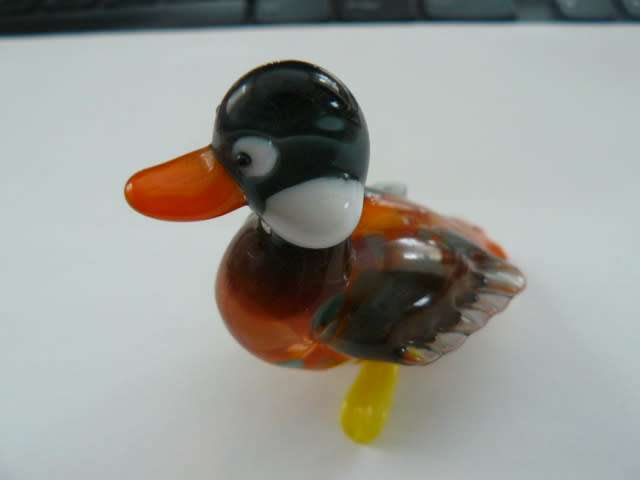 MURANO GLASS BIRD - DUCK LOVELY