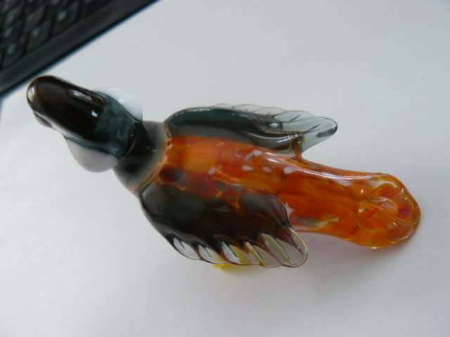 MURANO GLASS BIRD - DUCK LOVELY